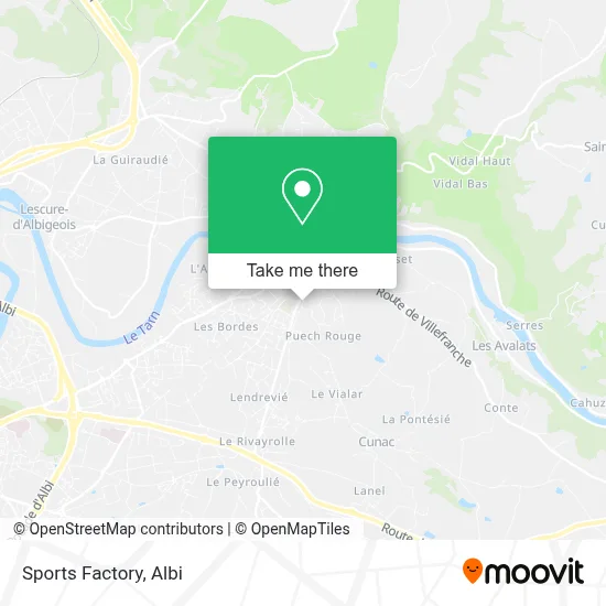 Sports Factory map