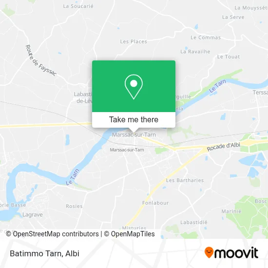 Batimmo Tarn map