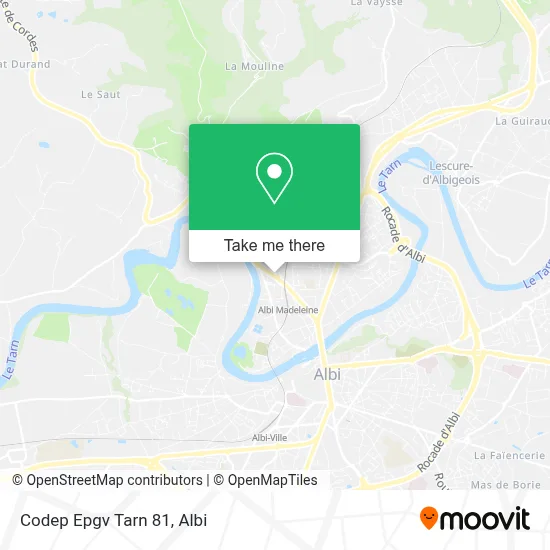 Codep Epgv Tarn 81 map