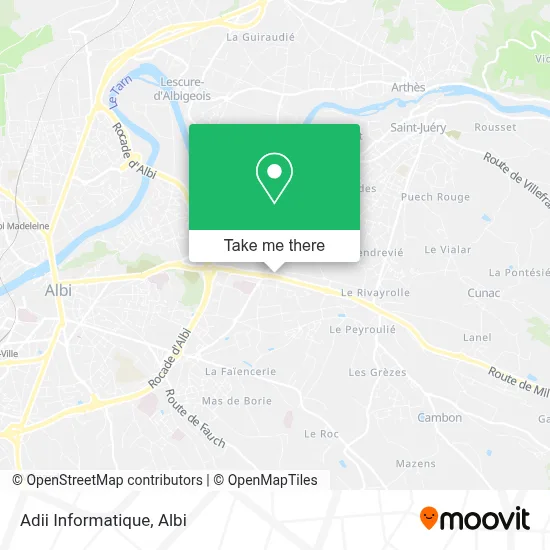 Adii Informatique map
