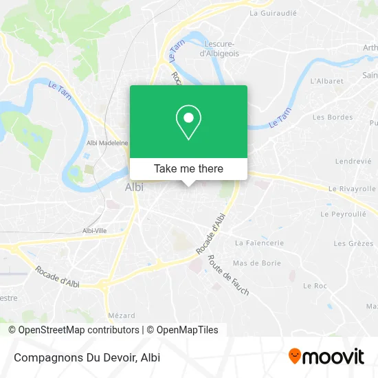 Compagnons Du Devoir map