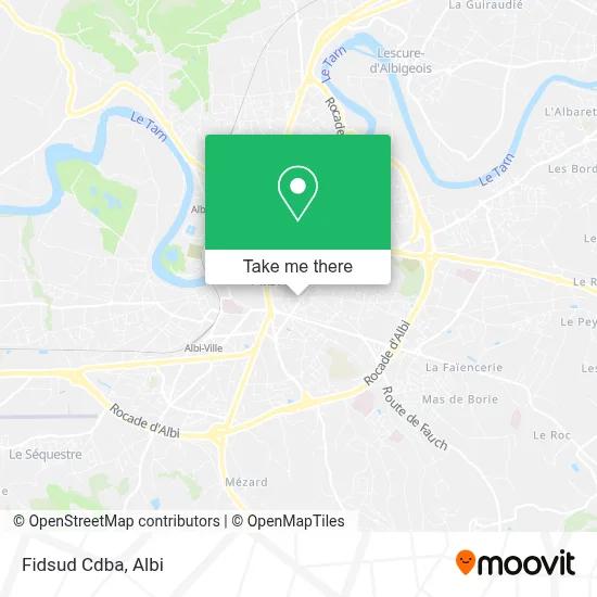 Fidsud Cdba map