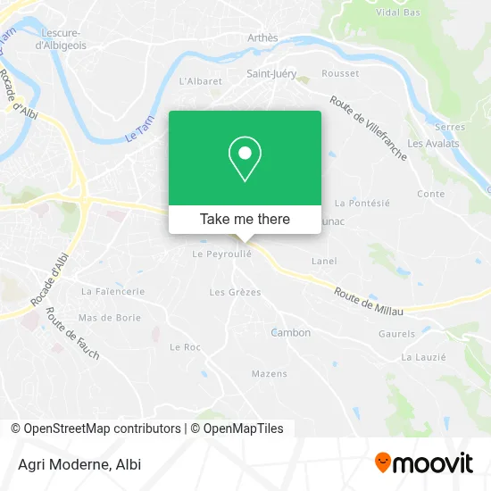 Agri Moderne map