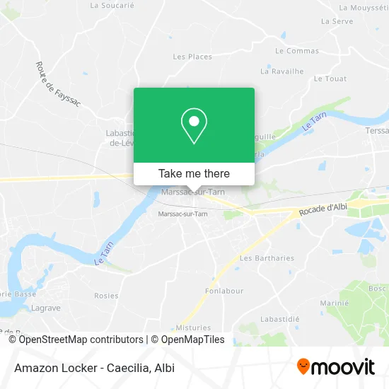 Amazon Locker - Caecilia map