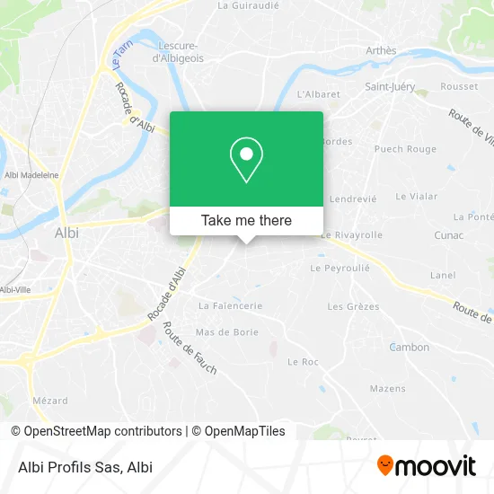 Albi Profils Sas map