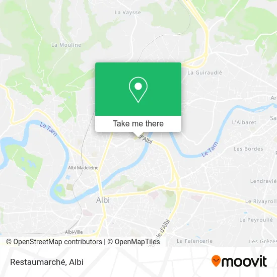 Restaumarché map