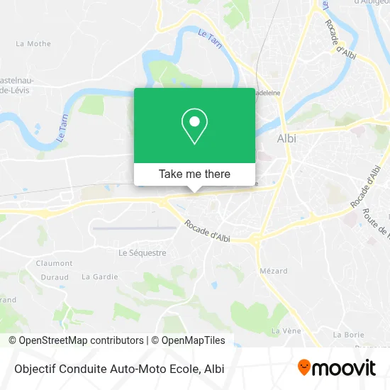 Objectif Conduite Auto-Moto Ecole map