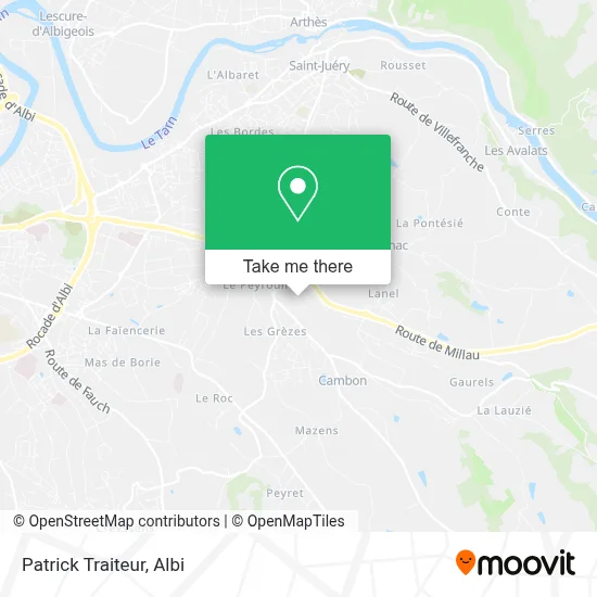 Patrick Traiteur map