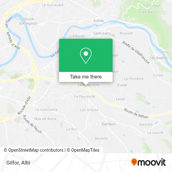 Gilfor map