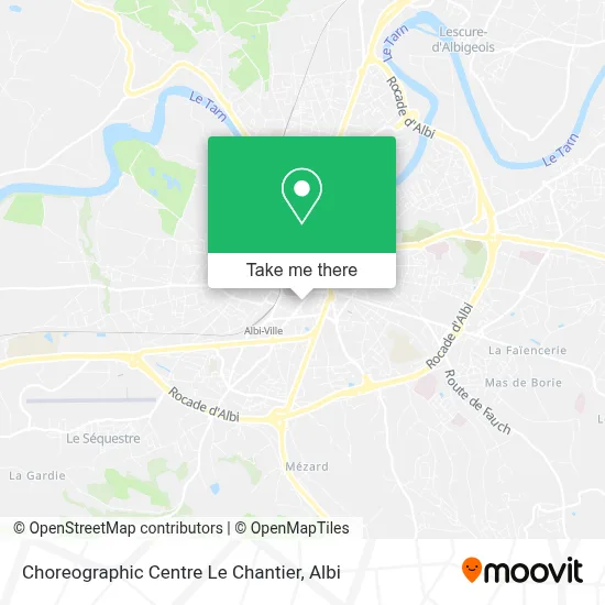 Choreographic Centre Le Chantier map