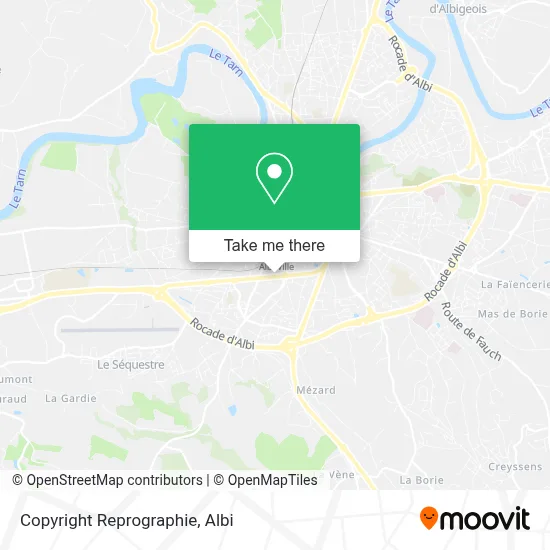 Copyright Reprographie map