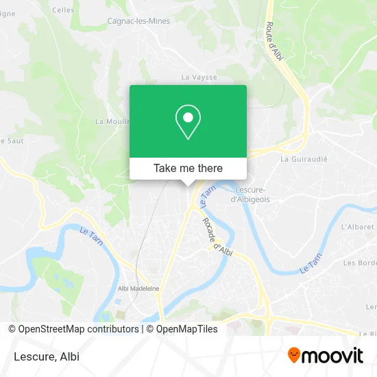 Lescure map