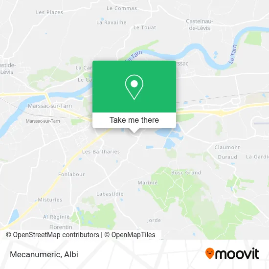 Mecanumeric map
