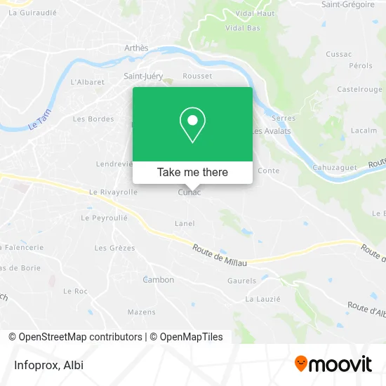 Infoprox map