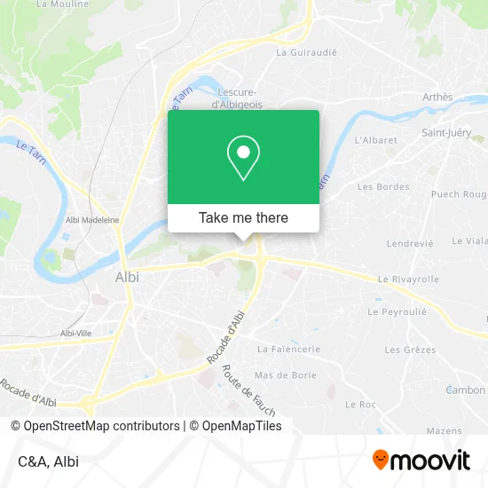 C&A map