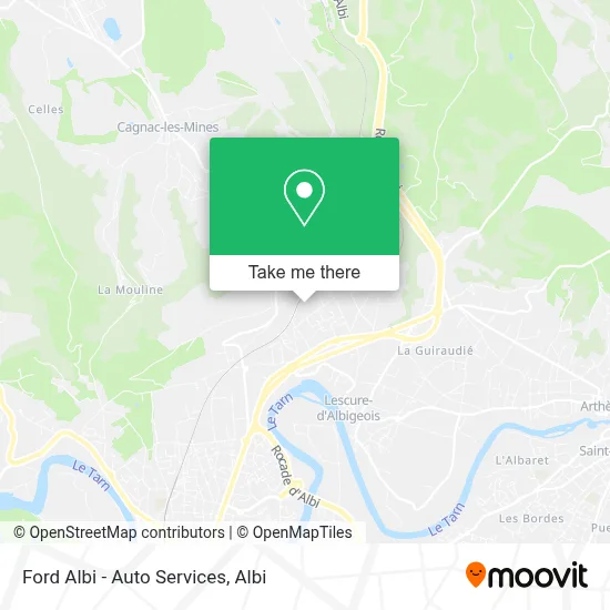 Ford Albi - Auto Services map