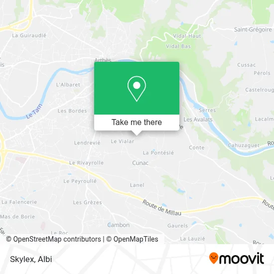 Skylex map