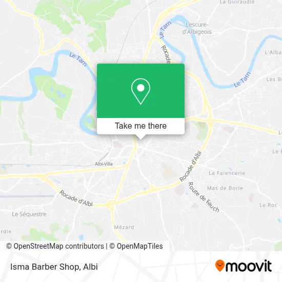Isma Barber Shop map