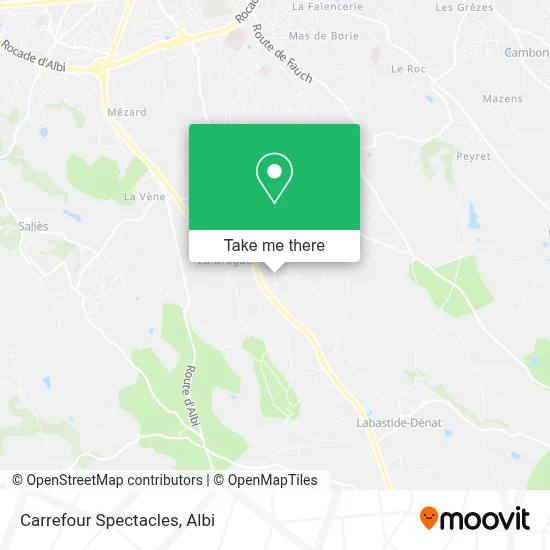 Carrefour Spectacles map