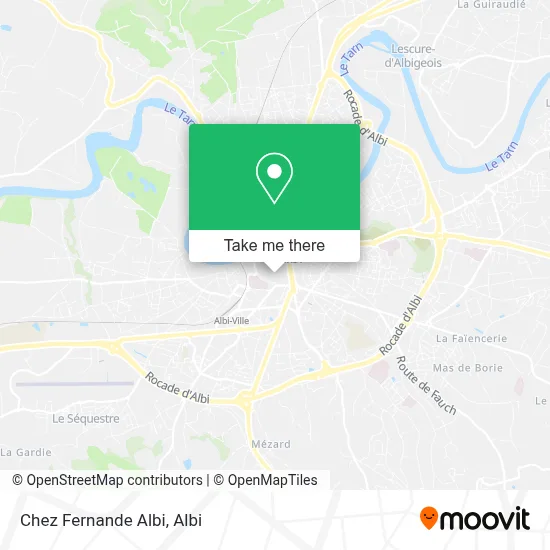Chez Fernande Albi map