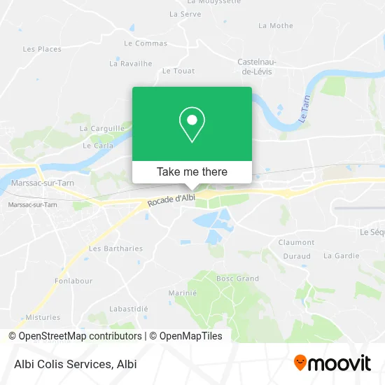Albi Colis Services map