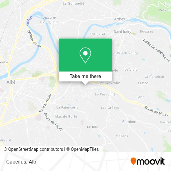 Caecilus map