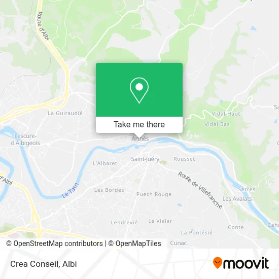 Crea Conseil map