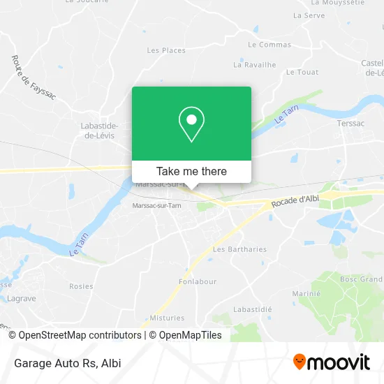 Garage Auto Rs map