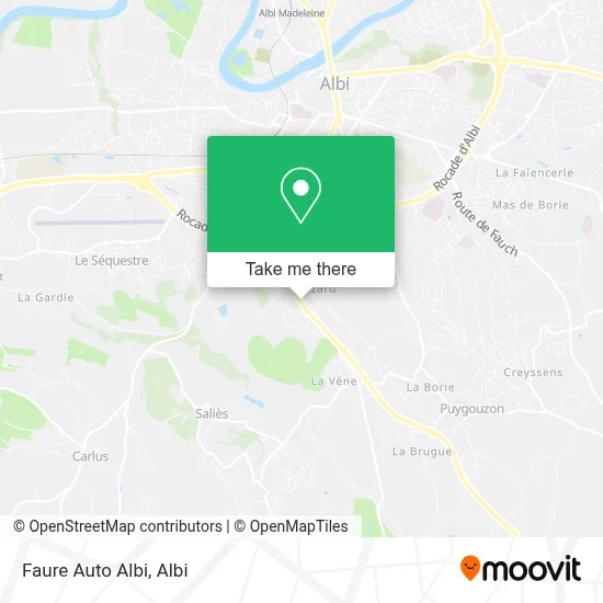 Faure Auto Albi map