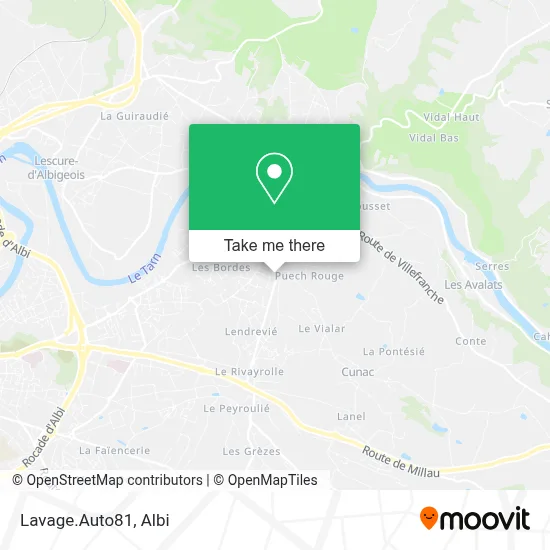 Lavage.Auto81 map