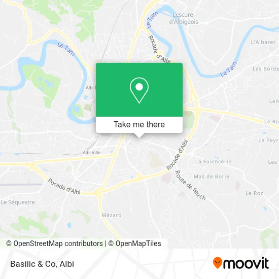 Basilic & Co map