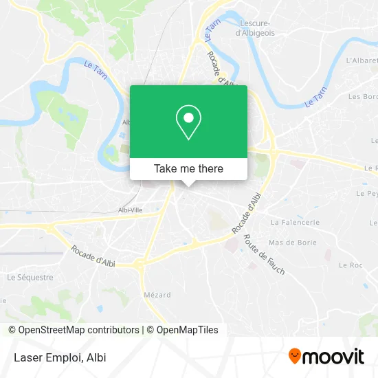 Laser Emploi map