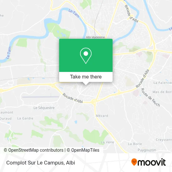 Complot Sur Le Campus map