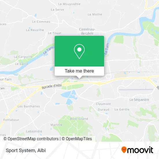 Sport System map