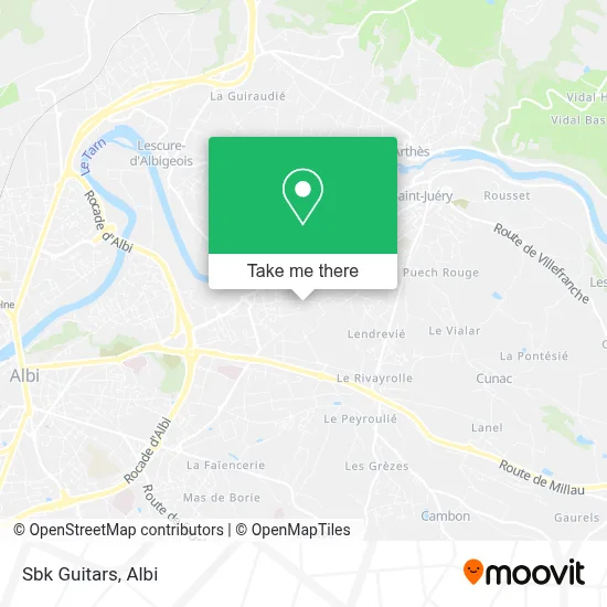 Sbk Guitars map