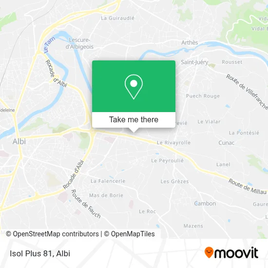 Isol Plus 81 map