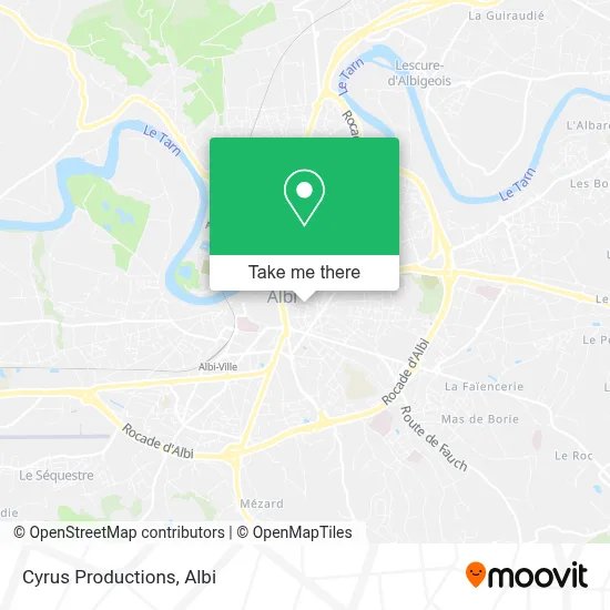 Cyrus Productions map