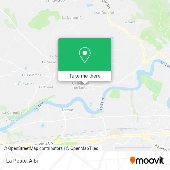 La Poste map