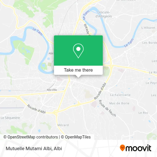 Mutuelle Mutami Albi map
