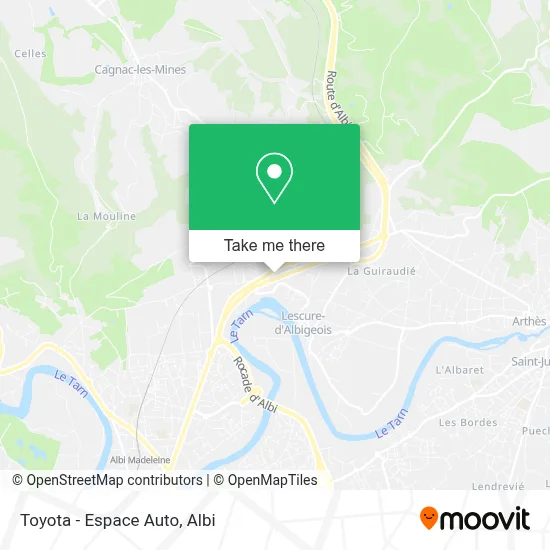 Toyota - Espace Auto map