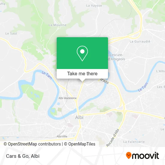 Cars & Go map