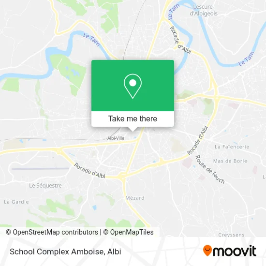 School Complex Amboise map
