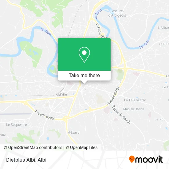 Dietplus Albi map