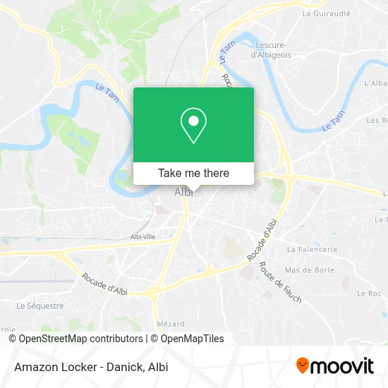 Amazon Locker - Danick map