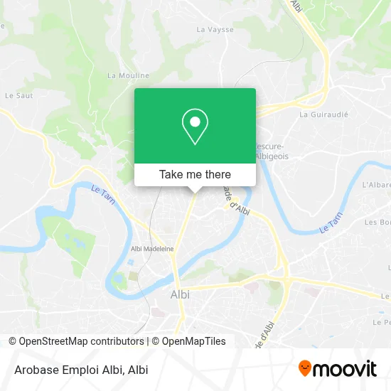 Arobase Emploi Albi map