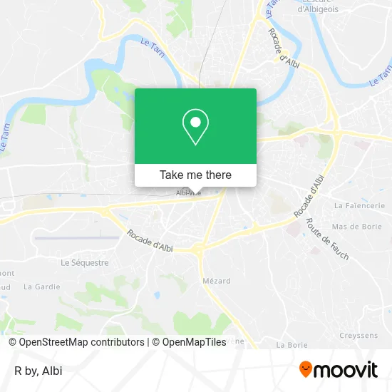 R by map
