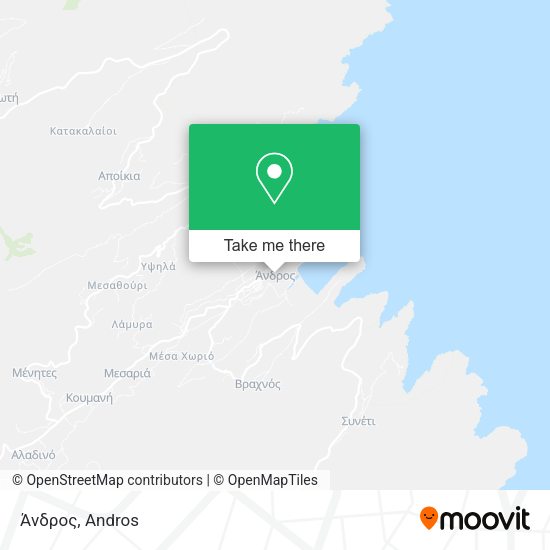 Άνδρος map