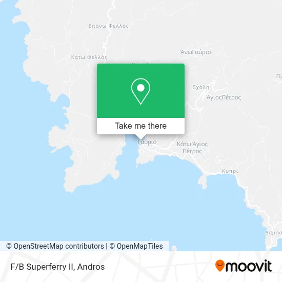 F/B Superferry II map