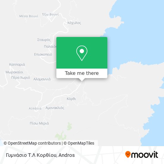 Γυμνάσιο Τ.Λ Κορθίου map