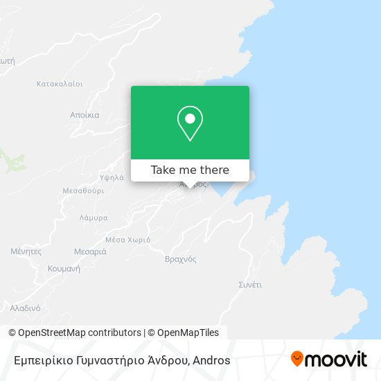 Εμπειρίκιο Γυμναστήριο Άνδρου map